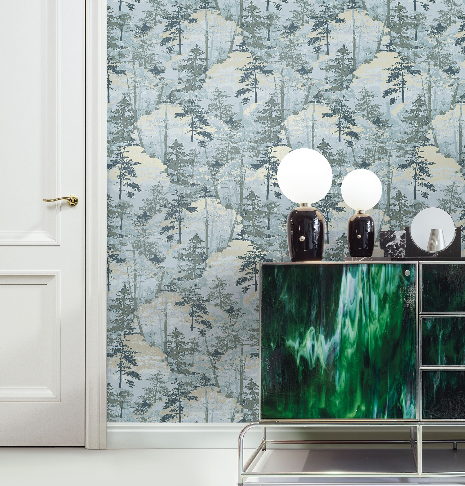 Обои Milassa Ambient vol.2 Deep Forest AM2 018 10,05×1 фото в интерьере